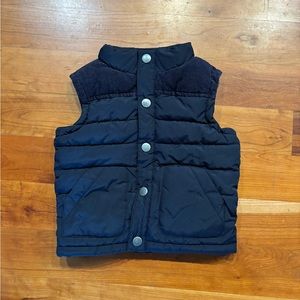 Gymboree toddler puffer vest - Navy sz 18-24 mo